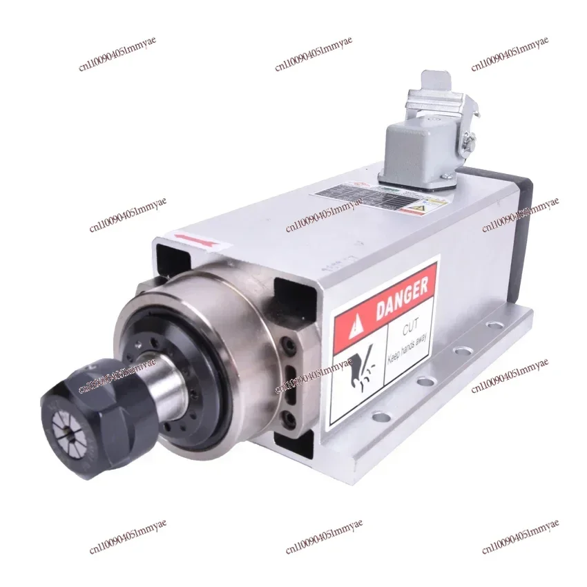 

2.2kw ER20 Square Air Cooled Spindle Motor Runout-off 0.01mm, 220V Spindle Motor,4 Ceramic Bearing,Engraving Milling Grind