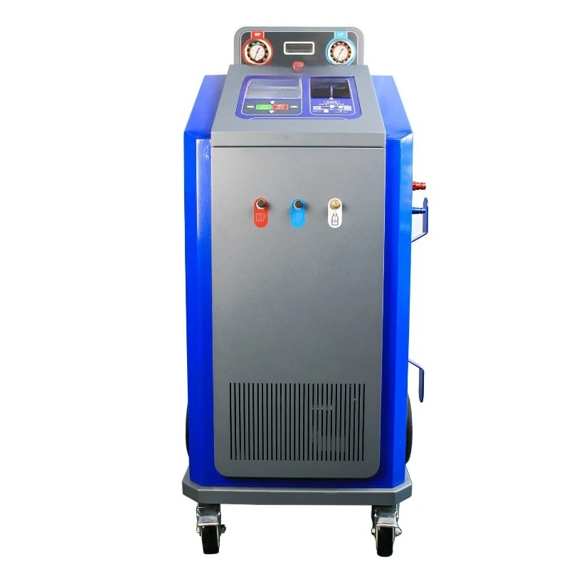 Automatic refrigerant cleaning machine AMC800 automotive air conditioning recycling filling switch system leak detection