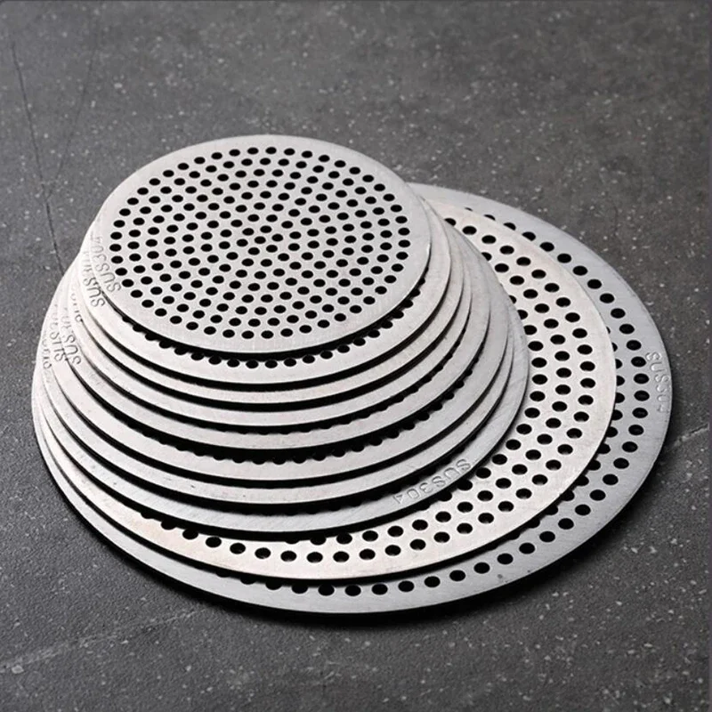 Drain Cover Bathroom Tool 304 Stainless Bathroom Accessories Sink Strainer Drains Cover Floor Drain Pad Hair Filter