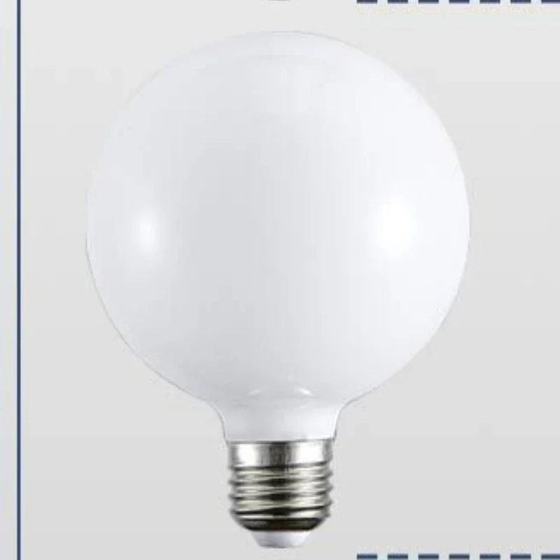 Rodada retro pendurado lâmpada doméstica led lâmpada de poupança de energia em forma de pêra lâmpada de teto criativa lâmpadas de parede