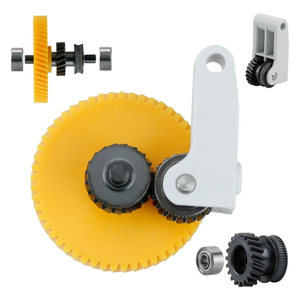 NEW FACTORY~1Set for Bamboo X1/P1 Extrusion Head Gear Kit High Quality Replacement 3D Printer Parts Nozzle Assembly, 3D Printer