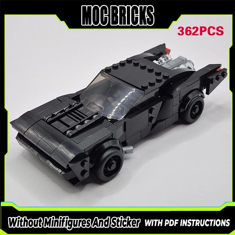 

City Car Model MOC Building Bricks Popular Movie Battle Car Modular Technology Gifts Holiday Assemble Children Toys Suit