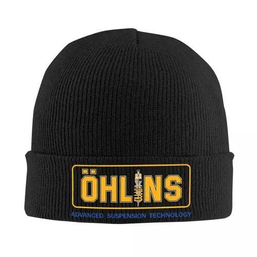 Ohlins 레이싱 레트로 오토바이 서스펜션 니트 모자, 비니, 가을 겨울 모자, 따뜻한 스트리트 캡, 남녀공용 선물  Best5