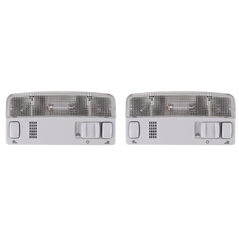 LICE-2X Lampu Baca Interior Lampu Kubah Passat B5 Golf Mk4 Bora Polo Caddy Touran Octavia Fabia 1Td947105 3B0947105C 3B0 947
