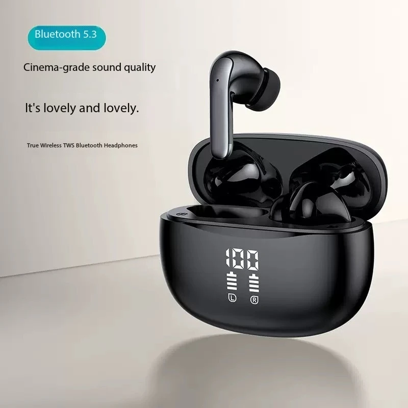 

LED Active Noise Cancelling TWS Earphones Wireless Bluetooth Headsets Hifi Sound In-Ear ANC ENC Sports Gamer Earbuds for IPhone