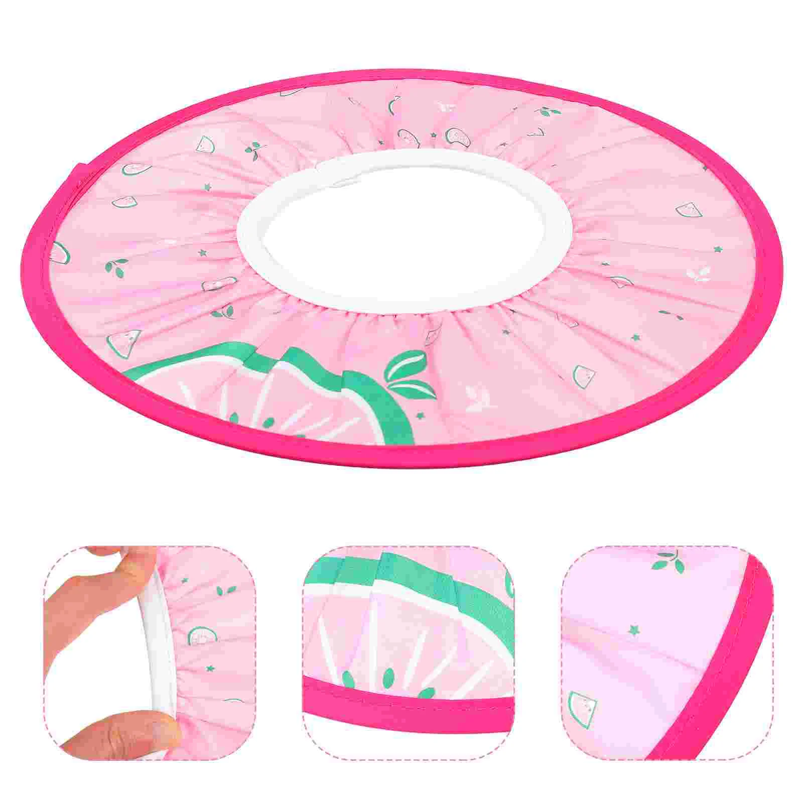 Baby Shampoo Cap Adjustable Shower Adult Bath Visor Shield Kids Hat Toddler Bathing Protection Fruit