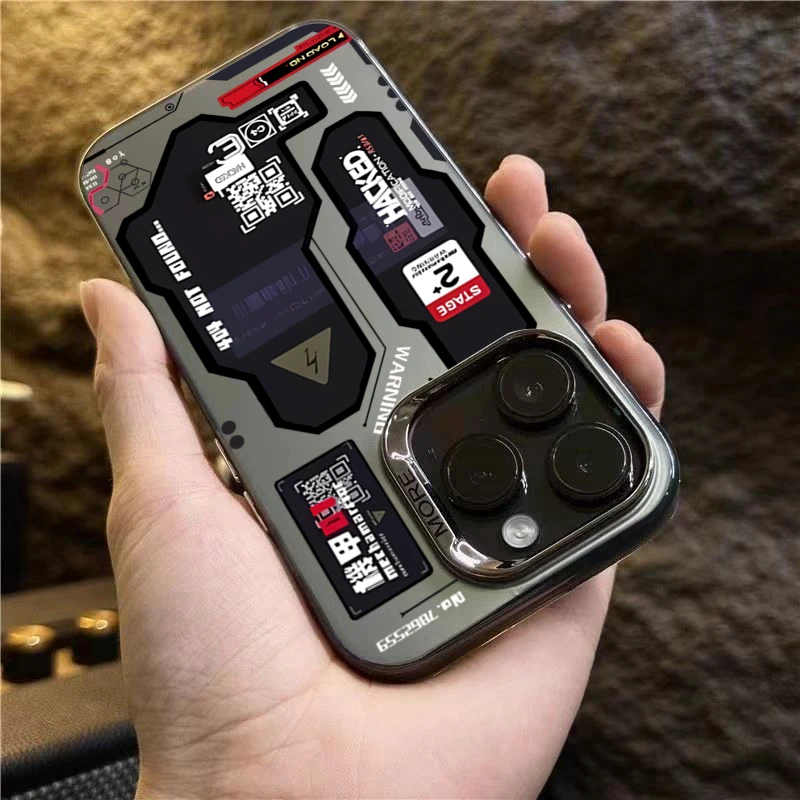 Phone Case for Xiaomi Redmi Note 14 12 11 10 13 Pro Plus 5G 12S 14C 13C 4G Mecha-Style Graffiti Cover Funda Redmi Note 14 Pro 5G view 2