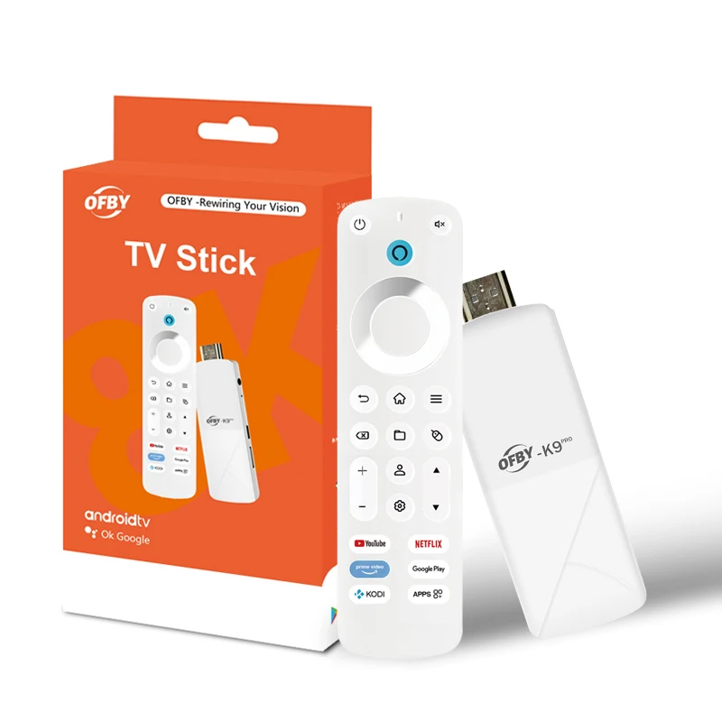 Android 13 TV Stick MX10 K9PRO Allwinner H313 Quad-Core 2GB+16GB WiFi de doble banda 2.4G+5G TV Stick Consolas