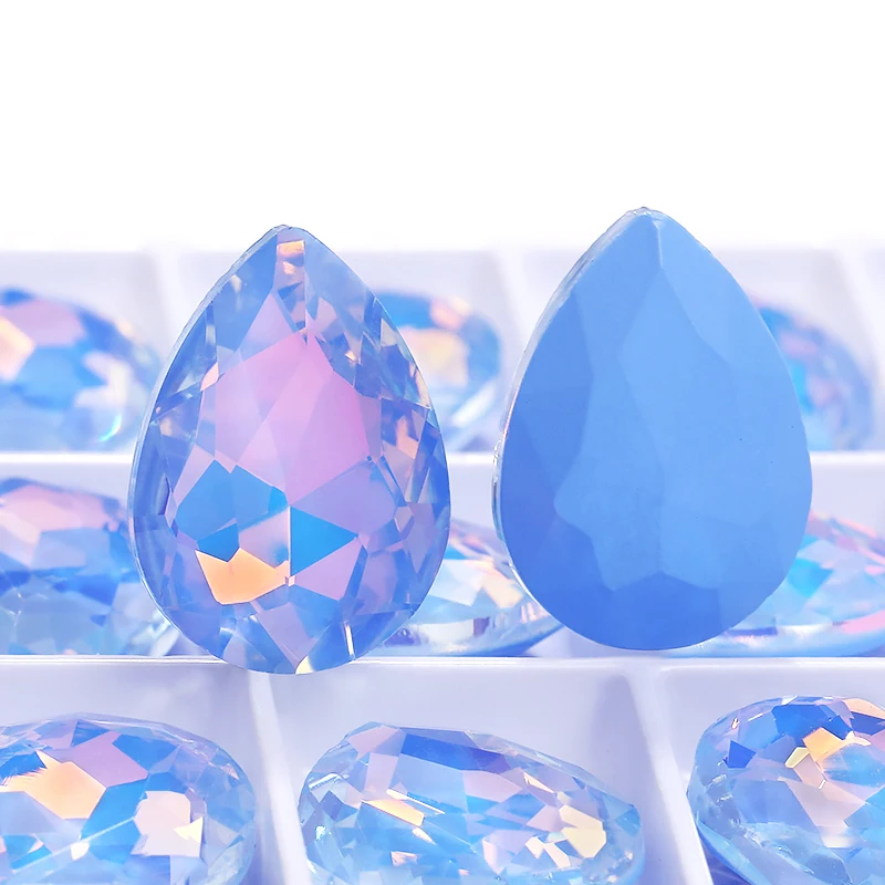 Drop Rhinestone Pointback Glass Gems Nail Art Crystal  Accessories Diamond Glue On Nail Crafts Stones DIY Fancy Jewelry Making