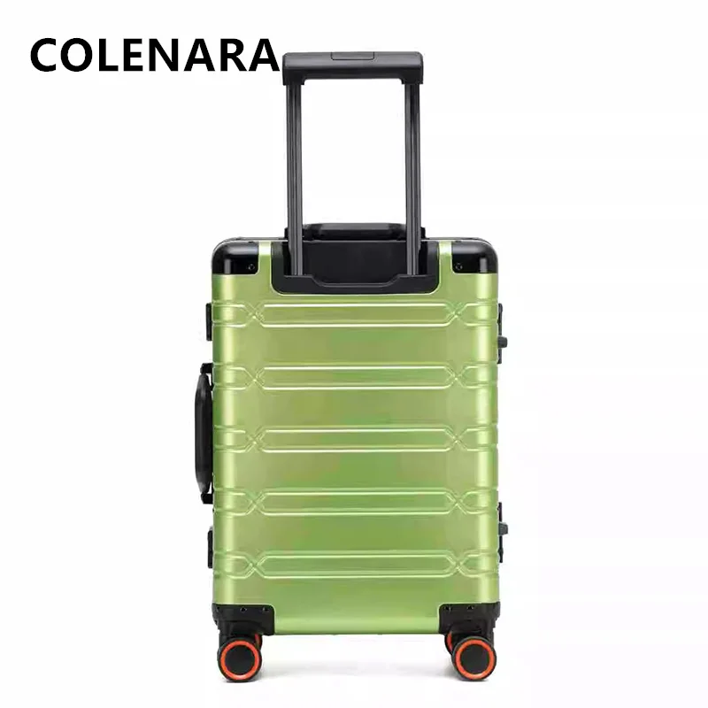 حقيبة كولينارا كاملة من سبائك الألومنيوم والمغنيسيوم صندوق الصعود سعة كبيرة صندوق الصعود للأعمال 20 "24" 29 بوصة أمتعة رجالية #1