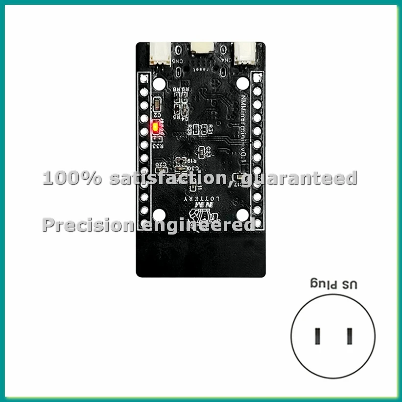 

NMAxe Bitcoin NM Miner BM1366 ASIC Chip Solo Ultra 500G Fully Colorful Open-Source Home Use Low Power US Plug-TCES