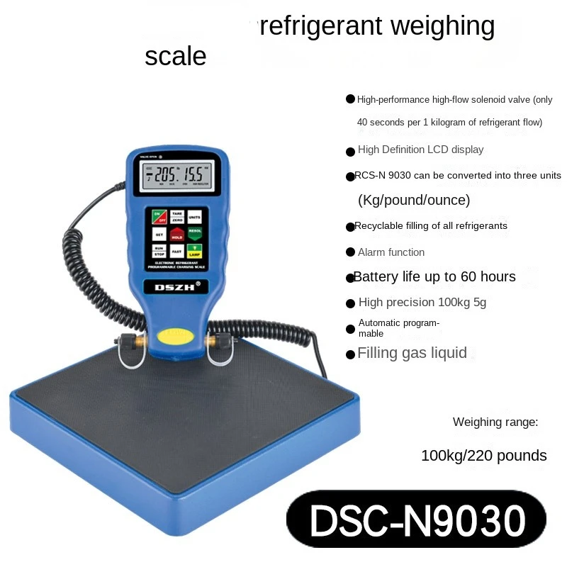 N9030 Automatic Quantitative Filling Weighing Scale Refrigeration and Fluorine Electronic Scale Air Conditioning Accessories