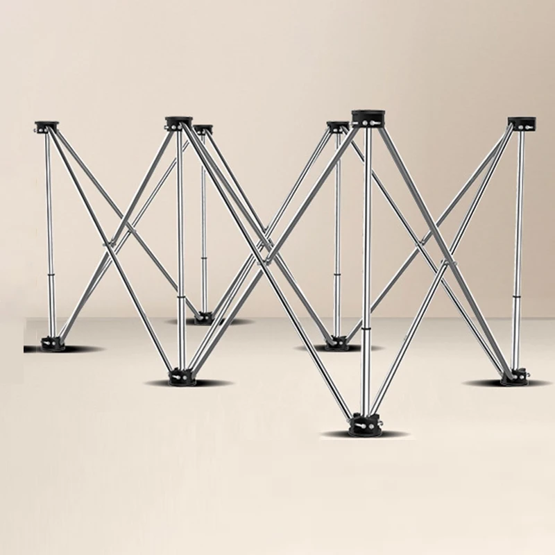 Worktable Bracket  Foldable 60cm High Spider Leg Portable Stainless Steel Telescopic Bracket Woodworking Versatile Folding Table