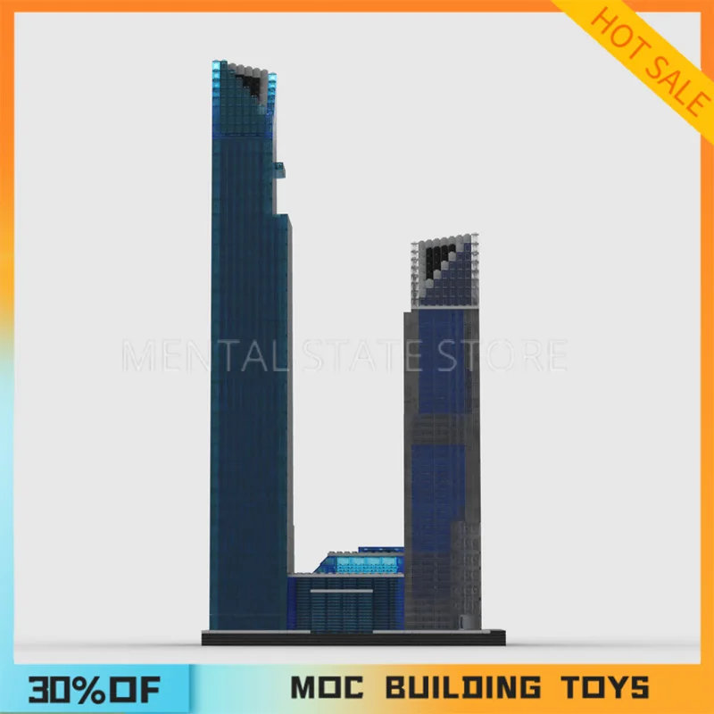 11166PCS Angepasst MOC 10 und 30 Hudson Yards Bausteine Technologie Ziegel Kreative Montage Bildung Spielzeug Urlaub Geschenke