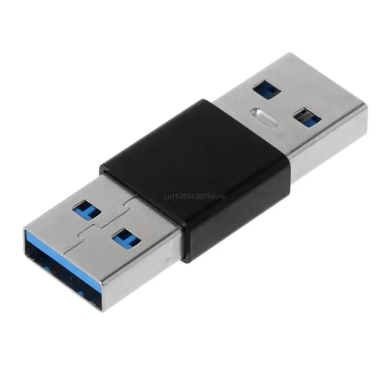 Lightweight Mini Adapter Durable Stable USB 3.0 Male to Male Extender Adapter Portable Connector Coupler High Speed