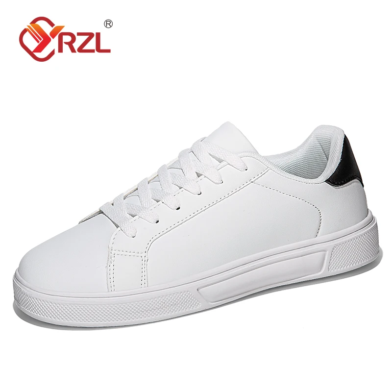 

YRZL Men White Sneakers Breathable Running Shoes Lightweight Casual Sports Shoes Non Slip Comfort Walking Shoes for Men Women