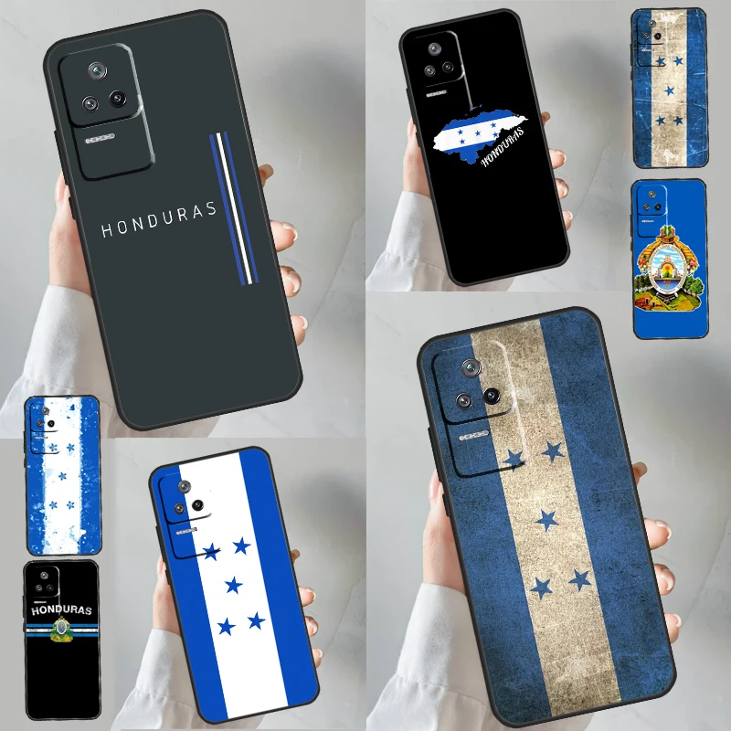 Honduras Flag Case For POCO F5 M6 X6 Pro X5 X3 M5s F3 Xiaomi 14 Ultra 13 12 Lite 11T 12T 13T Pro Cover