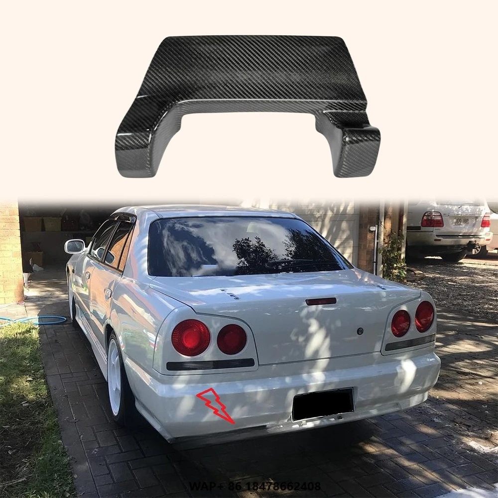 

For Nissan Skyline R34 (4Dr Only) Carbon Fiber Rear Bumper Exhaust Heat Shield