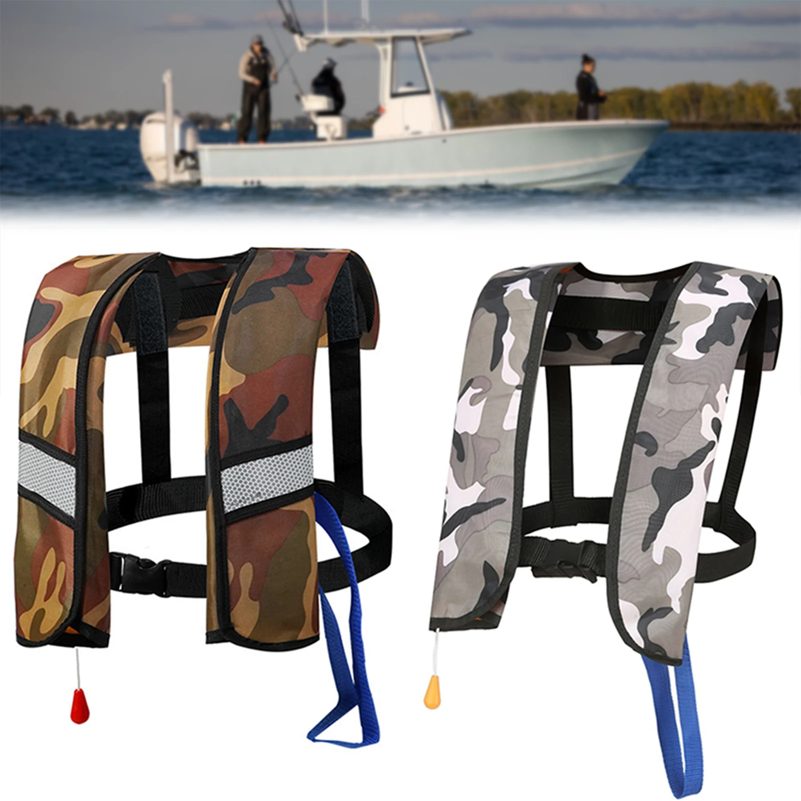 

Надувные спасательные жилеты для взрослых обеспечивают удобство для активного отдыха на свежем воздухе