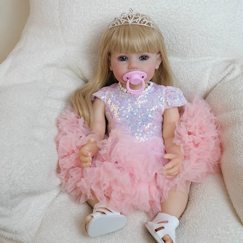 55cm  Reborn Baby Lovely Princess Girl Handmade  Birthday Present Art Dolls