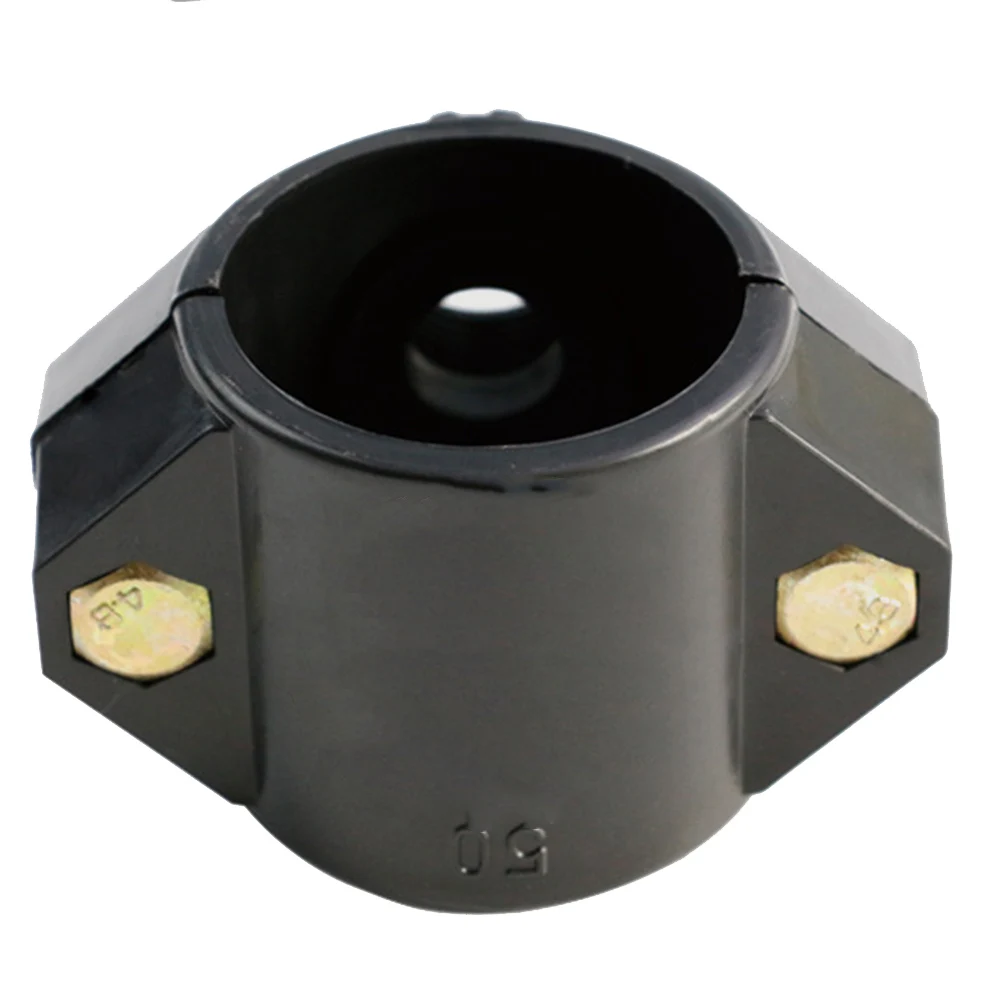 PE Tapping Clamp Pipe Bases Farmland Irrigation 4 Sizes Ball Valves Black Other Agricultural Sprinkler Connector