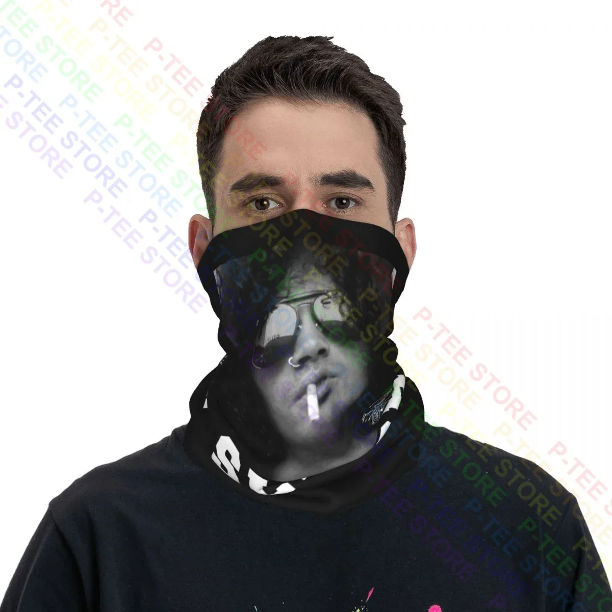 Slash Guns N Roses Smoking Slash Neck Gaiter Bandana Sciarpa Maschera Escursionismo Pesca Alta elasticità