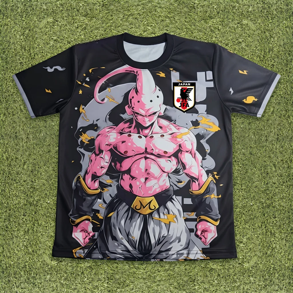 2026 Summer Dragon Ball Majin Buu 3D T-Shirt Japanese Anime Style Pattern Unisex 3D Printed Breathable Short Sleeve