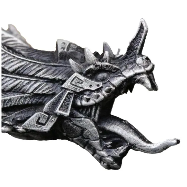 Mayan Mythology Quetzalcoatl Courquin Pendant Necklace Retro Fashion Necklace Handsome Trend Sweater Chain