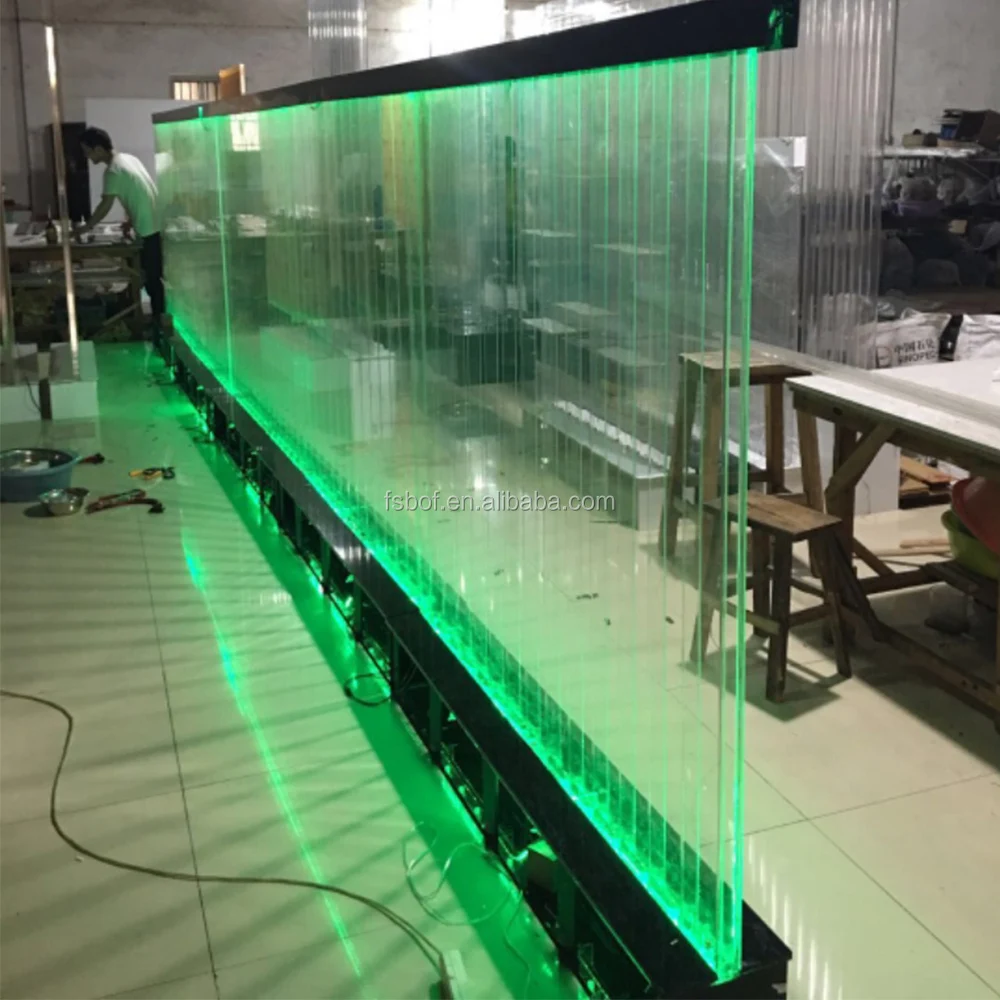 

Customization.Fashion New Design Led Acrylic Water Bubble Wall Plastic Wall Mounted air Curtain
