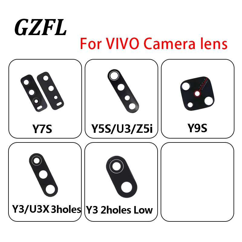 

Back Rear Camera Glass Lens For VIVO Y9S Y7S Y3 Y5S U3 U3X Camera Glass Lens With Adhesive