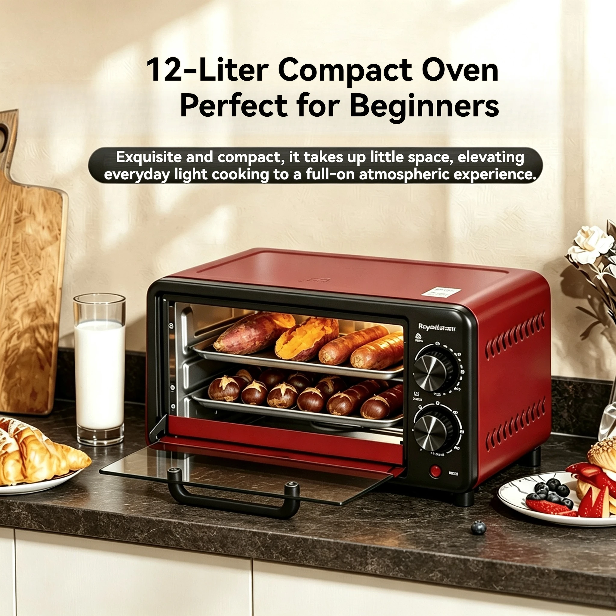 เตาอบไฟฟ้าในครัวเรือน 2 ชั้น อ - Kitchen Appliances Oven บทวิจารณ์และราคา