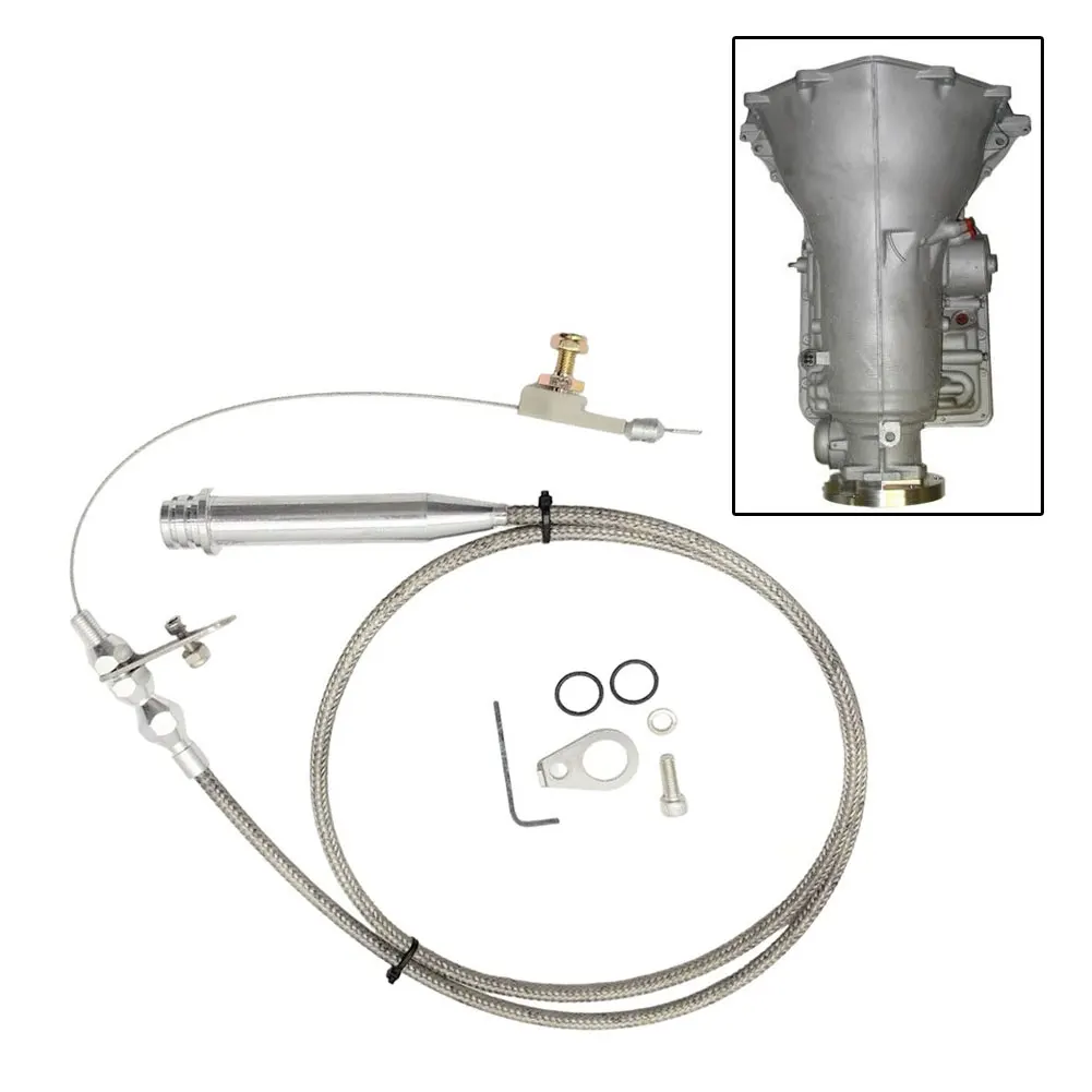 Replacement For Braided Kickdown Cable for Chevrolet For 700r4 Automatic Transmission Accurate Throttle Linkage