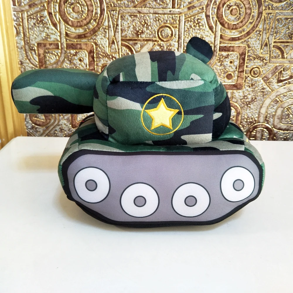 Simulated Tank Bolster Stuffed Children Plush Toy Birthday Gift