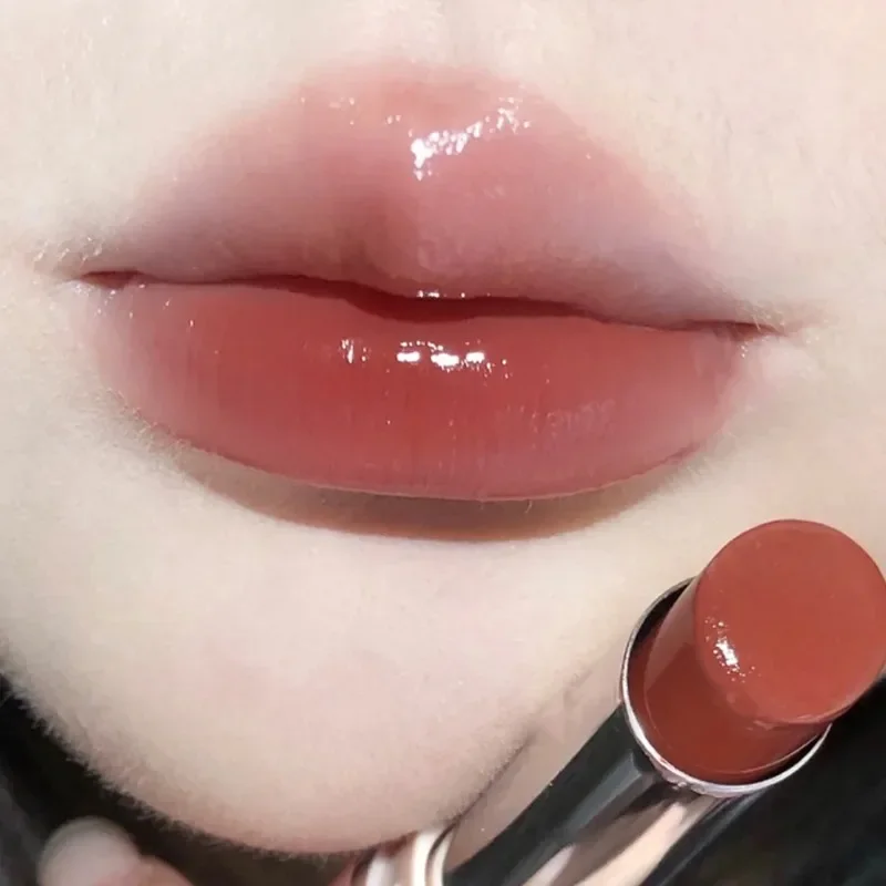 Jelly Spiegel Lippenstift 8 Kleur Plumping Langdurige Anti-Stick Cup Hydraterende Kristallen Lip Tint Water Licht Lippen Make-Up Cosmetisch