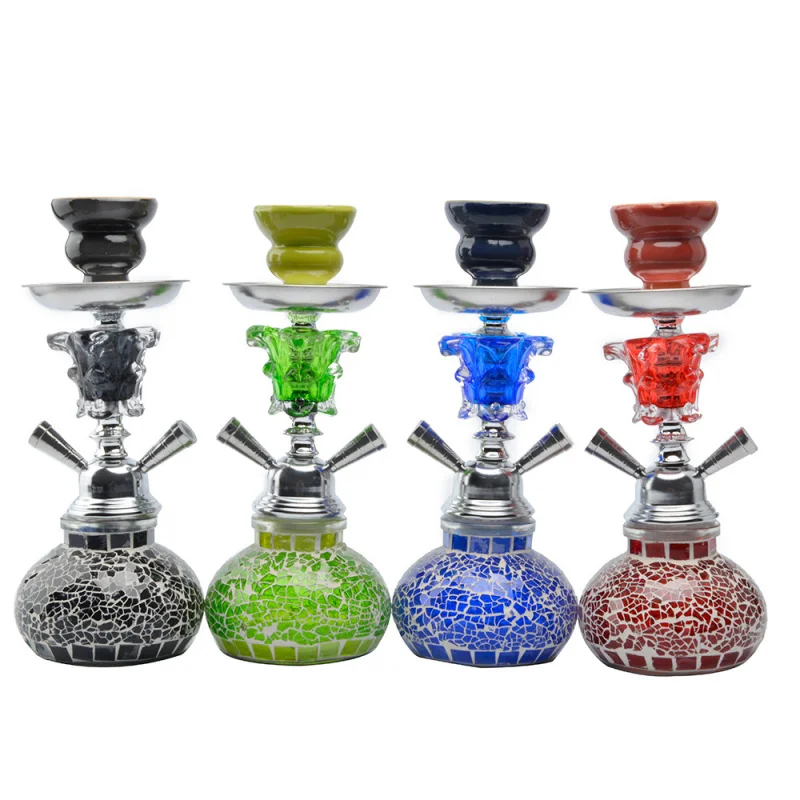 

Hookah Full Set Single Tube Glass Hoyah Accessories for Water Ciager Smoking Tobacco Vapour