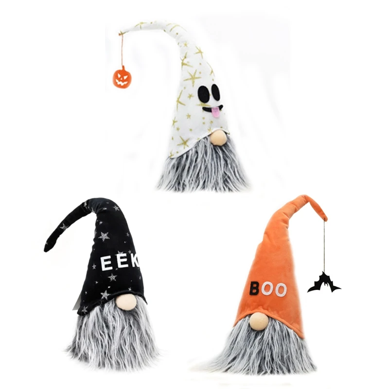 

Halloween Gnomes Plush Decor Handmade Tomte Swedish Gnome Nisse Table Decoration