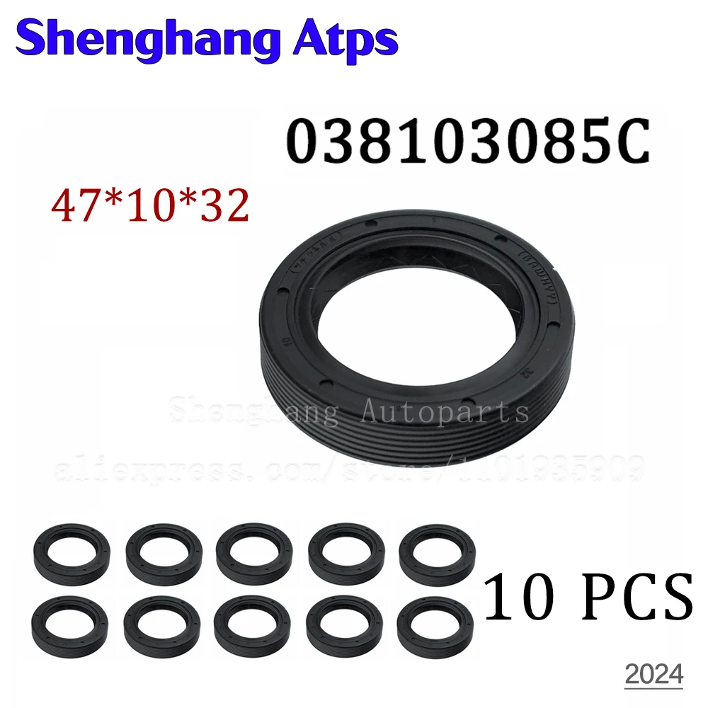 47*10*32 Engine Crankshaft Seal Front For Audi VW Seat Skoda 038103085C 038103085A 1232133 MN980030 038 103 085 C 038 103 085 A