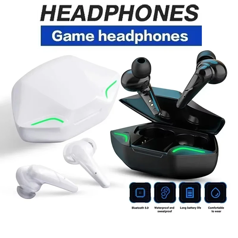 

Беспроводные наушники TWS, игровые Bluetooth-наушники с микрофоном, шумоподавлением, высококачественные басовые наушники для Xiaomi Huawei