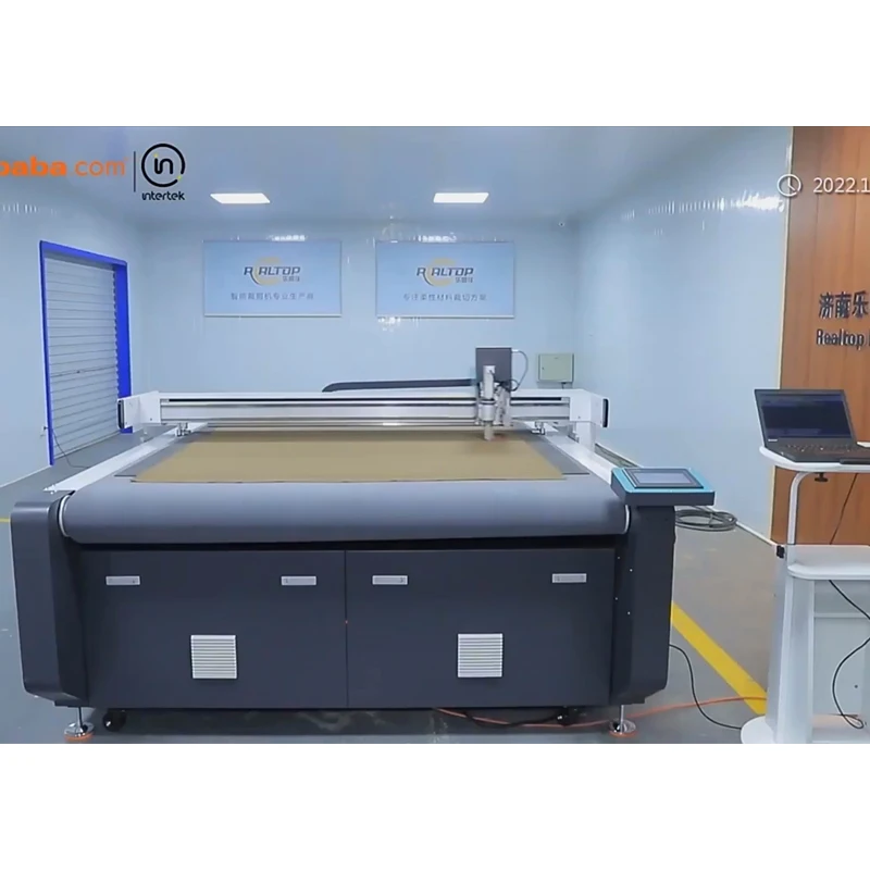 CNC Oscillating Knife Cutting Machine Table for Leather Bags Cloth Artificial Genuine Leather Fabric