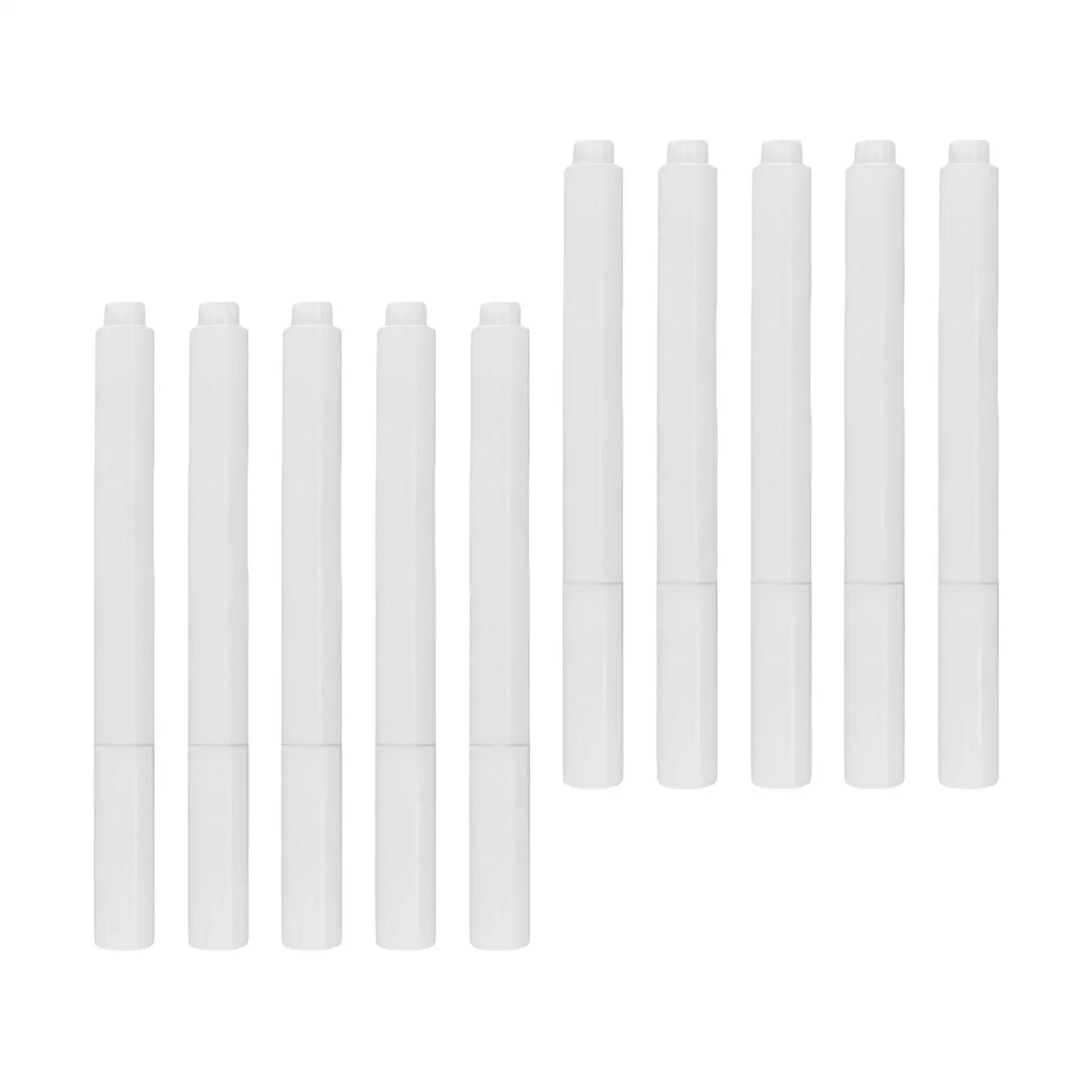 10x White Chalk Markers Chalk Pen for Blackboard Signs Massage Board Signs