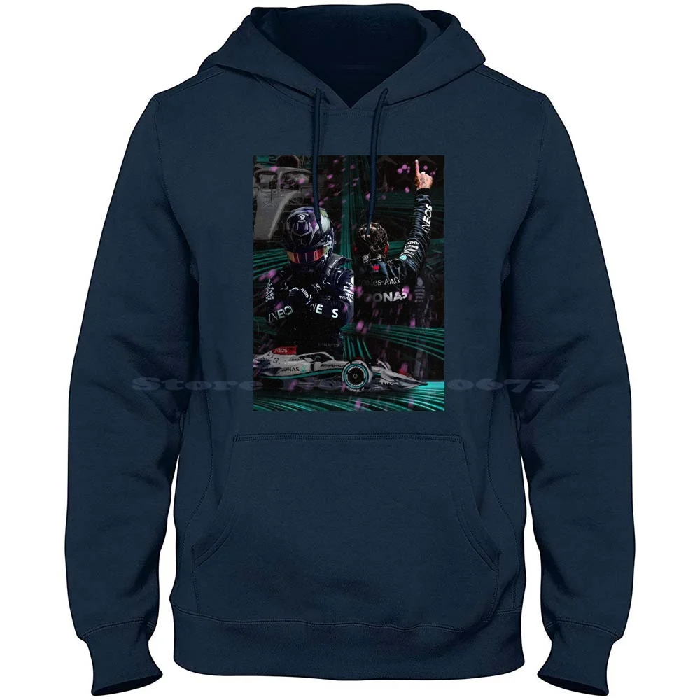 Lewis Cars Dijital Art Design 100% Cotton Hoodie Lewis Hamilton 2022 New Helmet Lewis Hamilton 44 Lewis Hamilton George