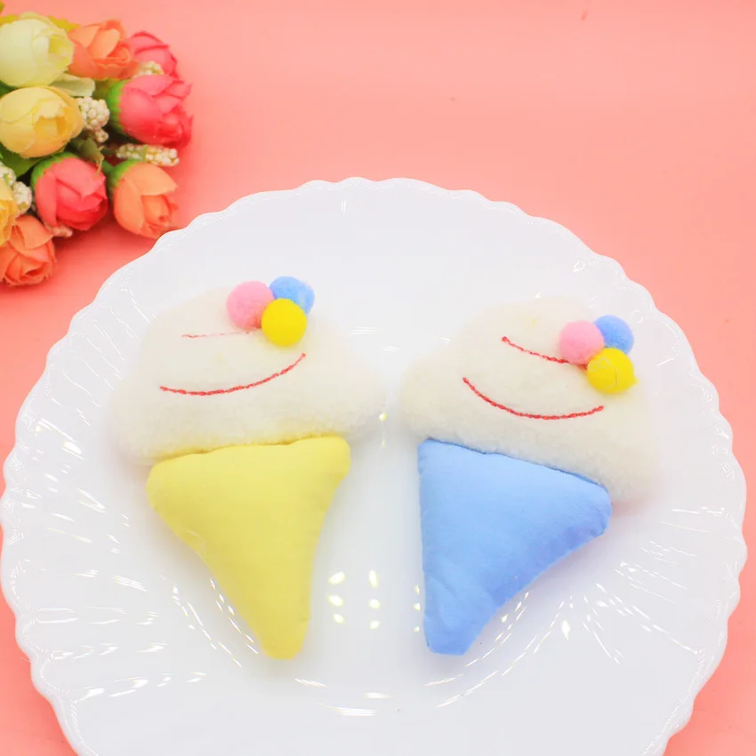 Ice Cream Popsicle Dolls Brooch for Girl, Clothes Badge Pins,  DIY Handmade Decoration Accessories, 10Pcs /Lot