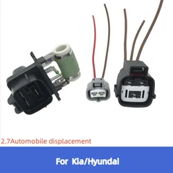 1Pcs For Hyundai Tucson/Santa Fe/ Kia Sportage Electronic Fan Resistor Water Tank Fan Harness Plug Automobiles Parts Accessories