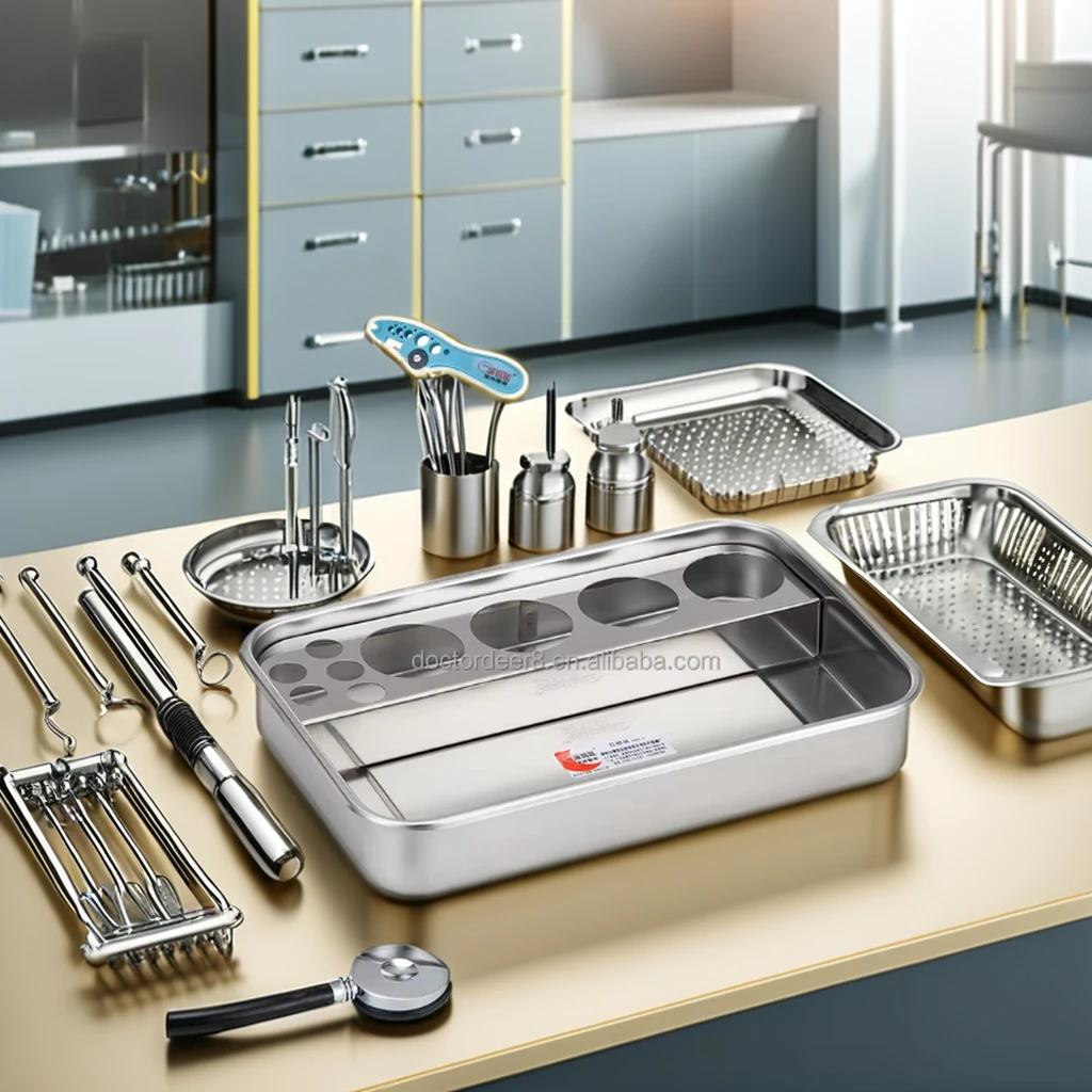 Stainless Steel  Tray Manual Surgical Operation Treatment Plate