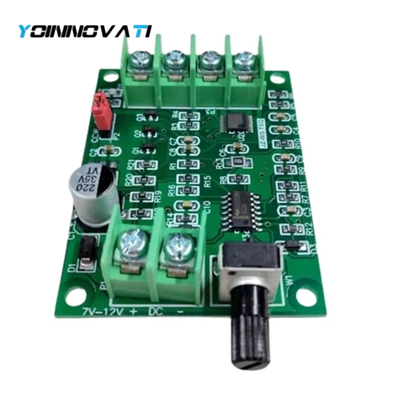 7V 12V Brushless DC Motor Driver Controller Board with Reverse Voltage Over Current Protection for Hard Drive Motor 3/4 Wire