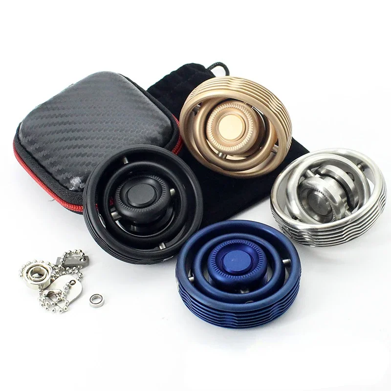 Original Metal Fingertip Gyro EDC Metal Gyroscope Second Generation Fingertip Gyro Pressure Reduction Toy