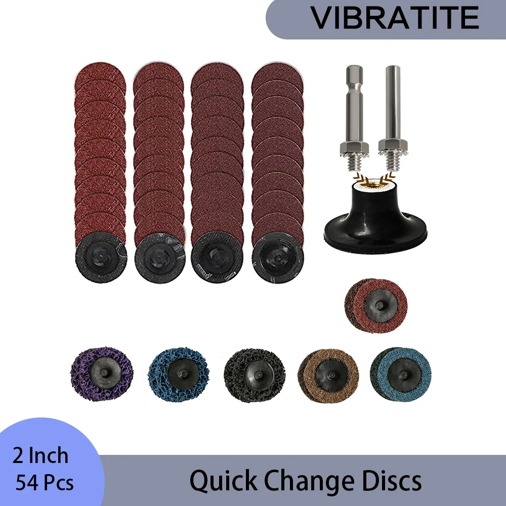 2 Inch Quick Change Discs Set with 1/4