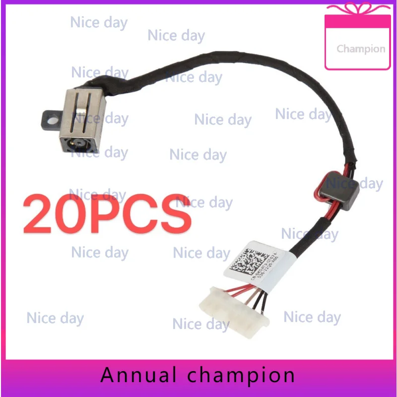 

20PCS DC Power Jack Cable For Dell Inspiron 15-5000 5551 5555 KD4T9 DC30100UD00