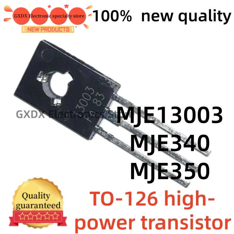 10 units/lot 100% new quality MJE350 MJE172 MJE182 MJE243 MJE253 MJE13003 MJE13003-2 E13003 E13003-2 MJE340 TO-126