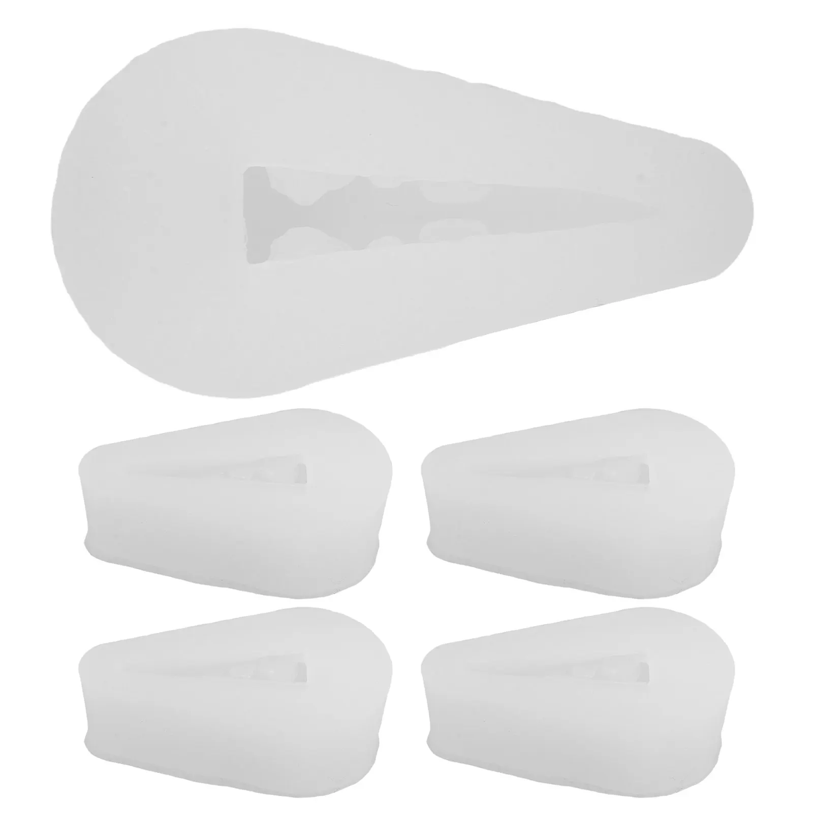 5Pcs Silicone Crow Skull Resin Molds For Jewelry Making Autumn Craft Supplies Halloween Raven Pendants